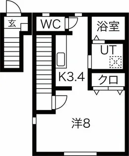 ブルック北上I【2階】の間取り