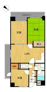 アーバンパーク行徳【5階】の間取り