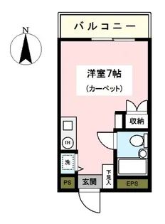 ビケンアーバンス【1階】の間取り