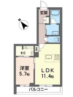 大久保クレスト【2階】の間取り