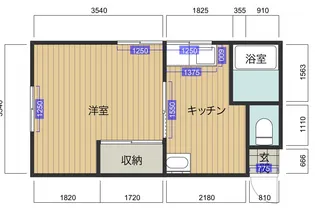 グリーンコーポ【1階】の間取り