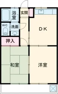 ウエスト21【2階】の間取り