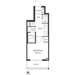オープンブルーム川口並木【9階】の間取り