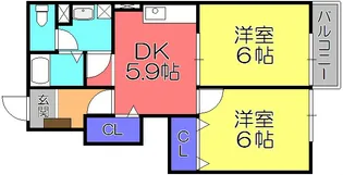 サンパティーク メゾン【1階】の間取り