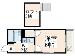 ミユテ藤が丘【2階】の間取り