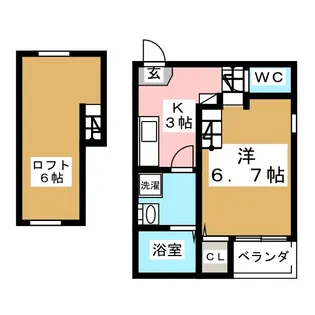 Hugh Forest【2階】の間取り