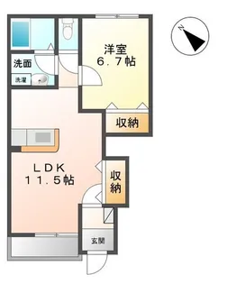 山形県山形市鈴川町3【アパート】の間取り