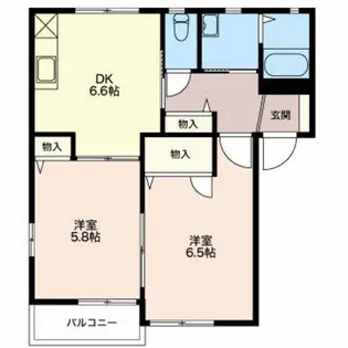 アラベスク【1階】の間取り