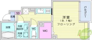 シューネスハイム ミルト西館【1階】の間取り