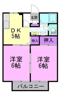 ひまわり H【1階】の間取り