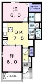フェアリースター【1階】の間取り