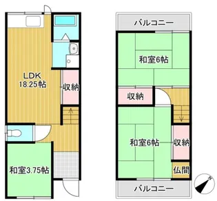 大阪府堺市中区八田北町【一戸建】の間取り