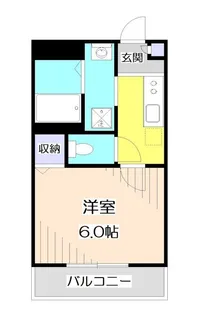 東京都清瀬市梅園3【アパート】の間取り