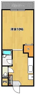 コーポラス坂井【3階】の間取り