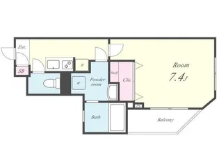 グランディール門前仲町【1階】の間取り