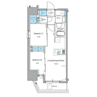 東京都台東区浅草橋5【マンション】の間取り