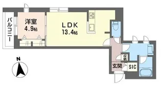 レフィアント【2階】の間取り