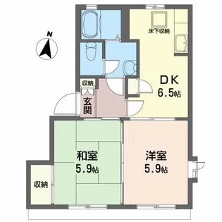 ラ・セレサ【1階】の間取り