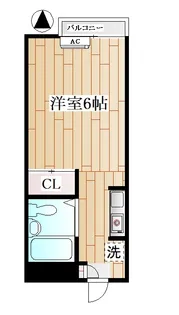 神奈川県川崎市多摩区登戸【アパート】の間取り