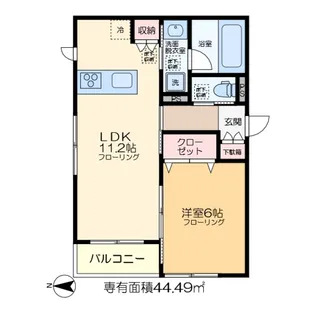 ヘーベルメゾン西葛西 E【1階】の間取り