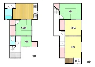 岡山県岡山市北区天瀬南町【一戸建】の間取り