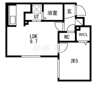 仮)発寒7-7MS【3階】の間取り