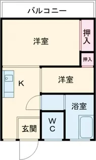 戸塚アパート【2階】の間取り