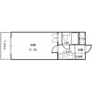 山形県山形市小姓町【マンション】の間取り
