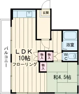渡部ハイツ【4階】の間取り