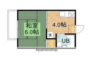 サンビレッチE【1階】の間取り