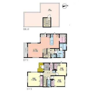 神奈川県座間市南栗原5【一戸建】の間取り