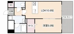 セリーゼ ウエスト【4階】の間取り