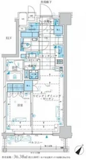 ザ・パークワンズ三軒茶屋【3階】の間取り