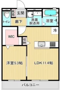 ラ コリーナ大津【1階】の間取り