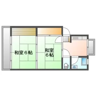 エステート東洋【3階】の間取り