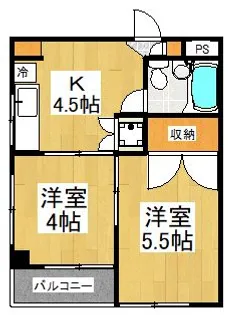 アビタシオン元町【4階】の間取り