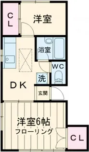 ファミールカツラ【2階】の間取り