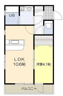 宮城県仙台市青葉区北根3【アパート】の間取り