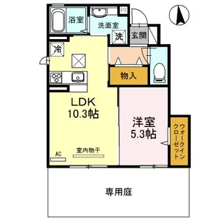兵庫県高砂市米田町米田【アパート】の間取り