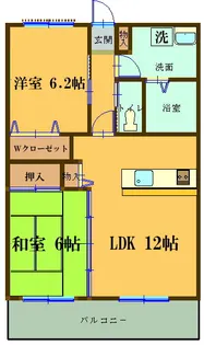 エディフィスEAST【2階】の間取り