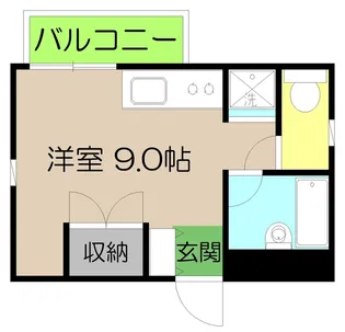 エトワール愛宕I【3階】の間取り