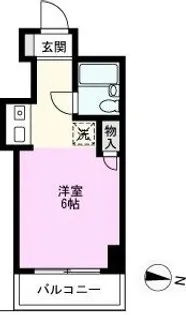 スカイコート戸田公園【6階】の間取り