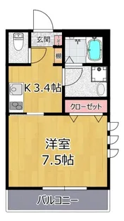ブルーム田園【2階】の間取り