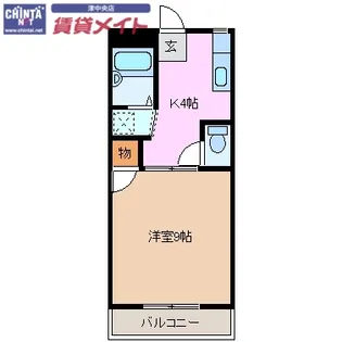 集ハイツ【3階】の間取り