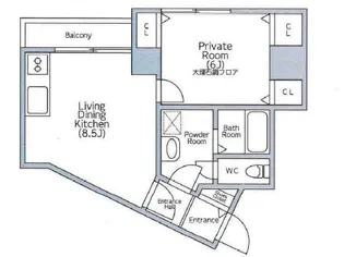 駒込TSビル【7階】の間取り