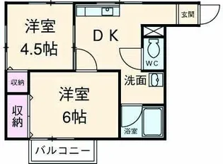 尾山ビル【3階】の間取り