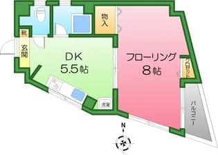 第2新コーポ【3階】の間取り