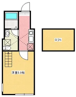 シティハイツ橋本1丁目【2階】の間取り