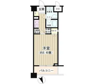 NONA PLACE渋谷富ヶ谷【2階】の間取り