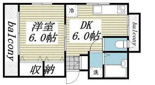 田島ビル【3階】の間取り